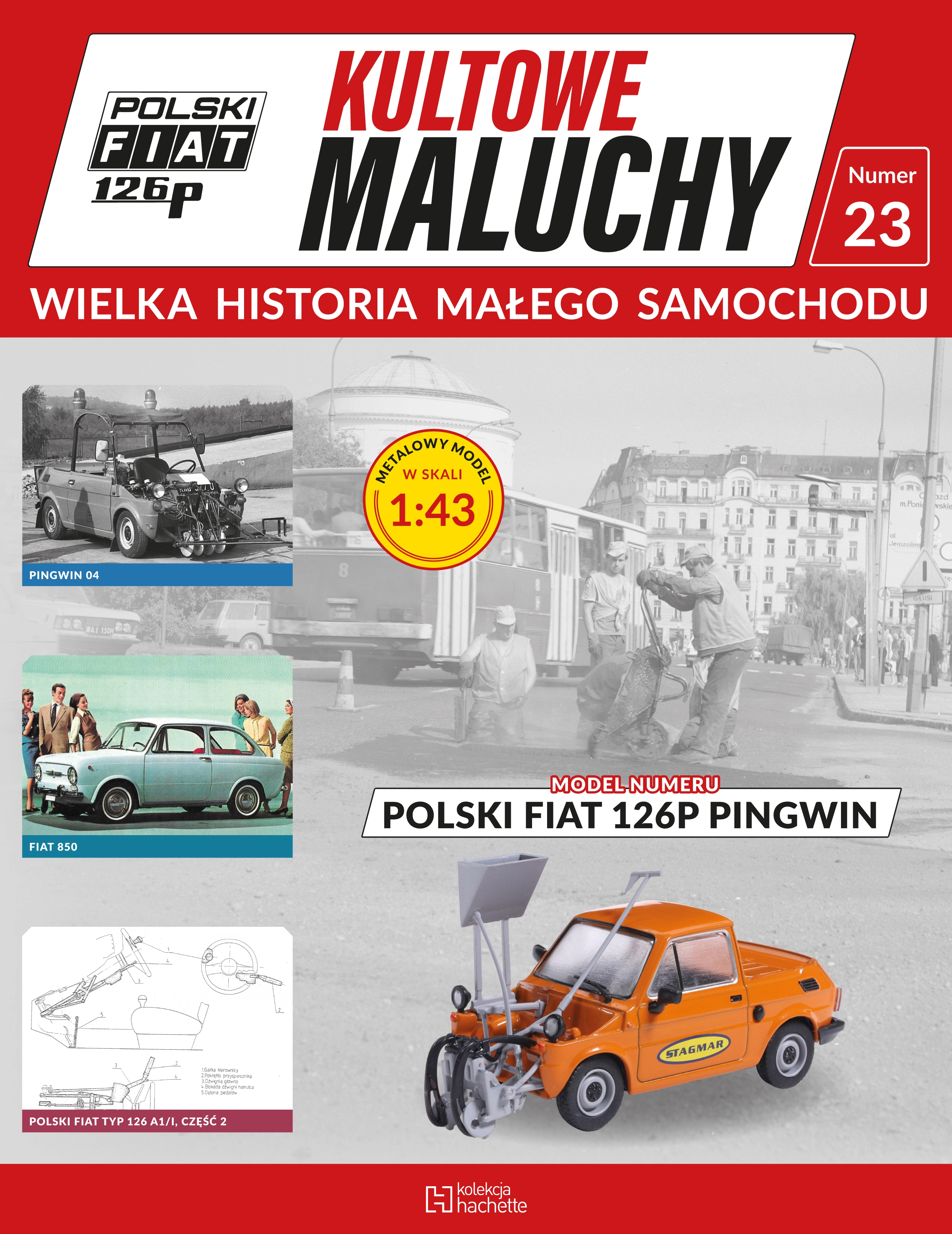 Nr 23 . POLSKI FIAT 126P PINGWIN Issue -